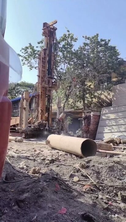 谷城工地施工用水井